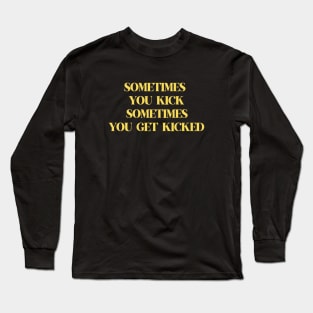 Kick, mustard Long Sleeve T-Shirt